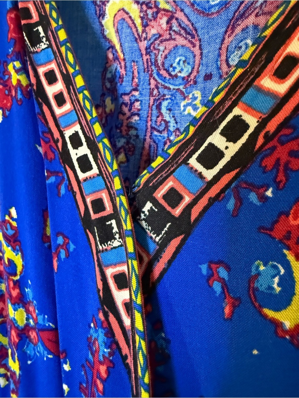 Flying Tomato Royal Blue Boho Floral Maxi Dress - Picture 6 of 8